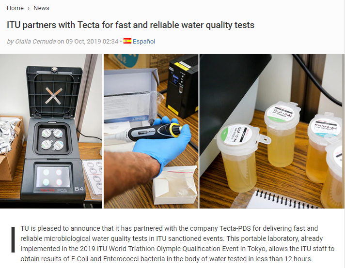 <b><font color='#333333'>ITU与Tecta展开快速可靠的水质检测合作</font></b>